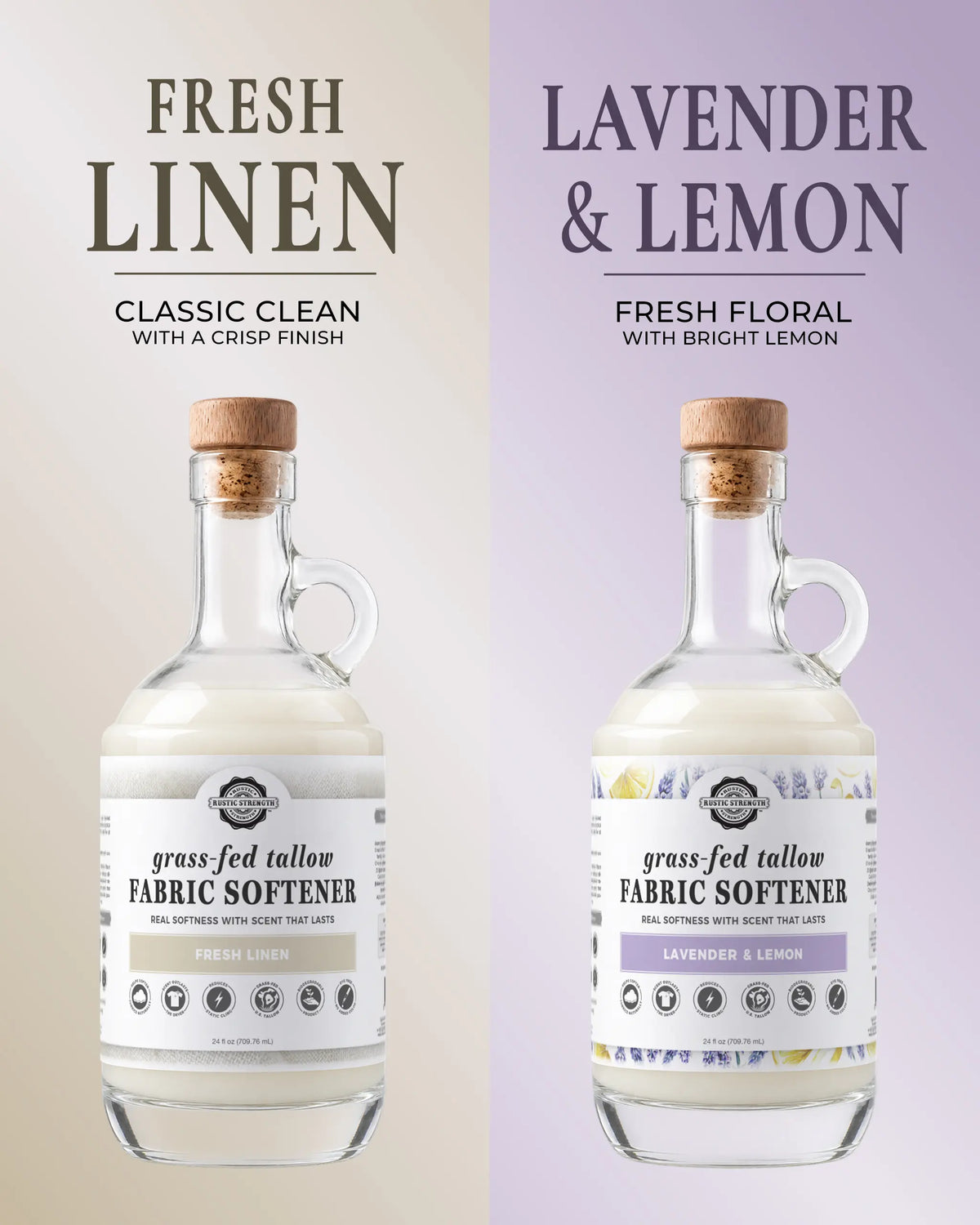 Tallow Fabric Softener | Lavender &amp; Lemon