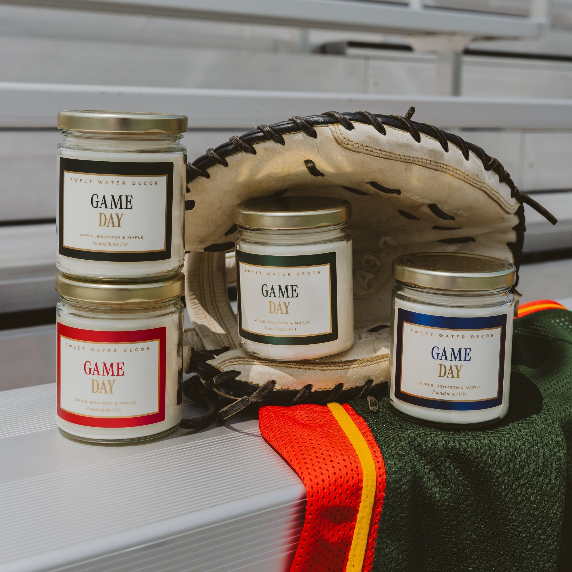 Game Day Blue Soy Candle - Clear Jar - 9 oz