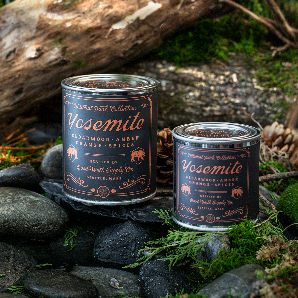 Good &amp; Well Supply Co Candles Yosemite National Park Candle