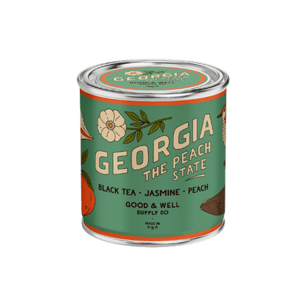 Good &amp; Well Supply Co Candles Half Pint / 8oz / Cotton Wick Georgia State Candle