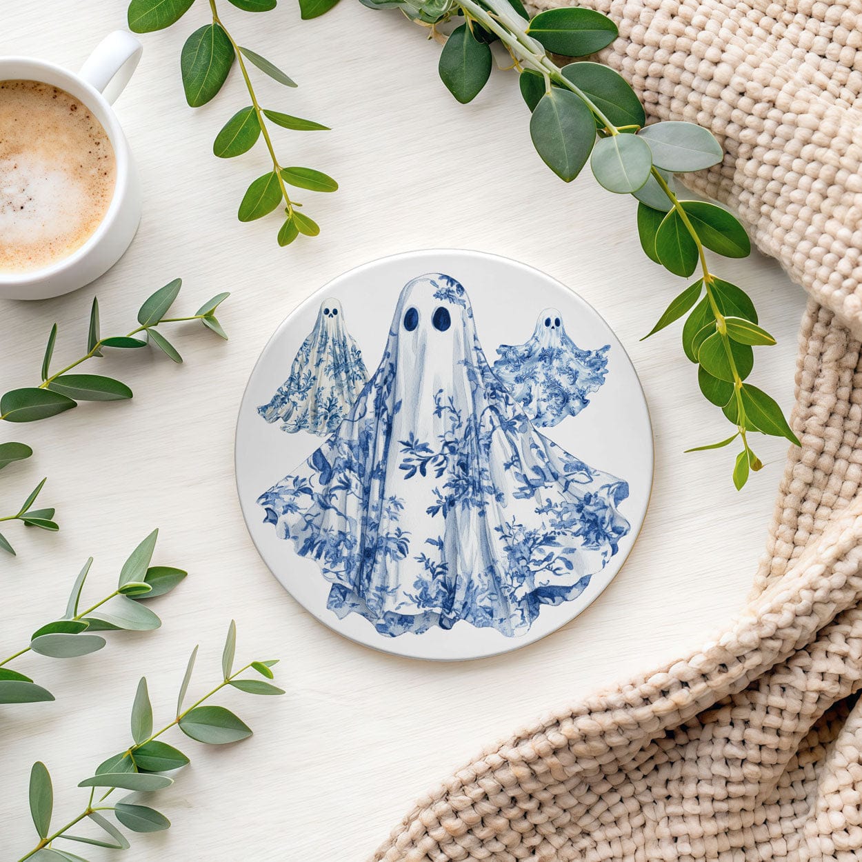 Gia Roma Coaster Chinoiserie Halloween Coasters