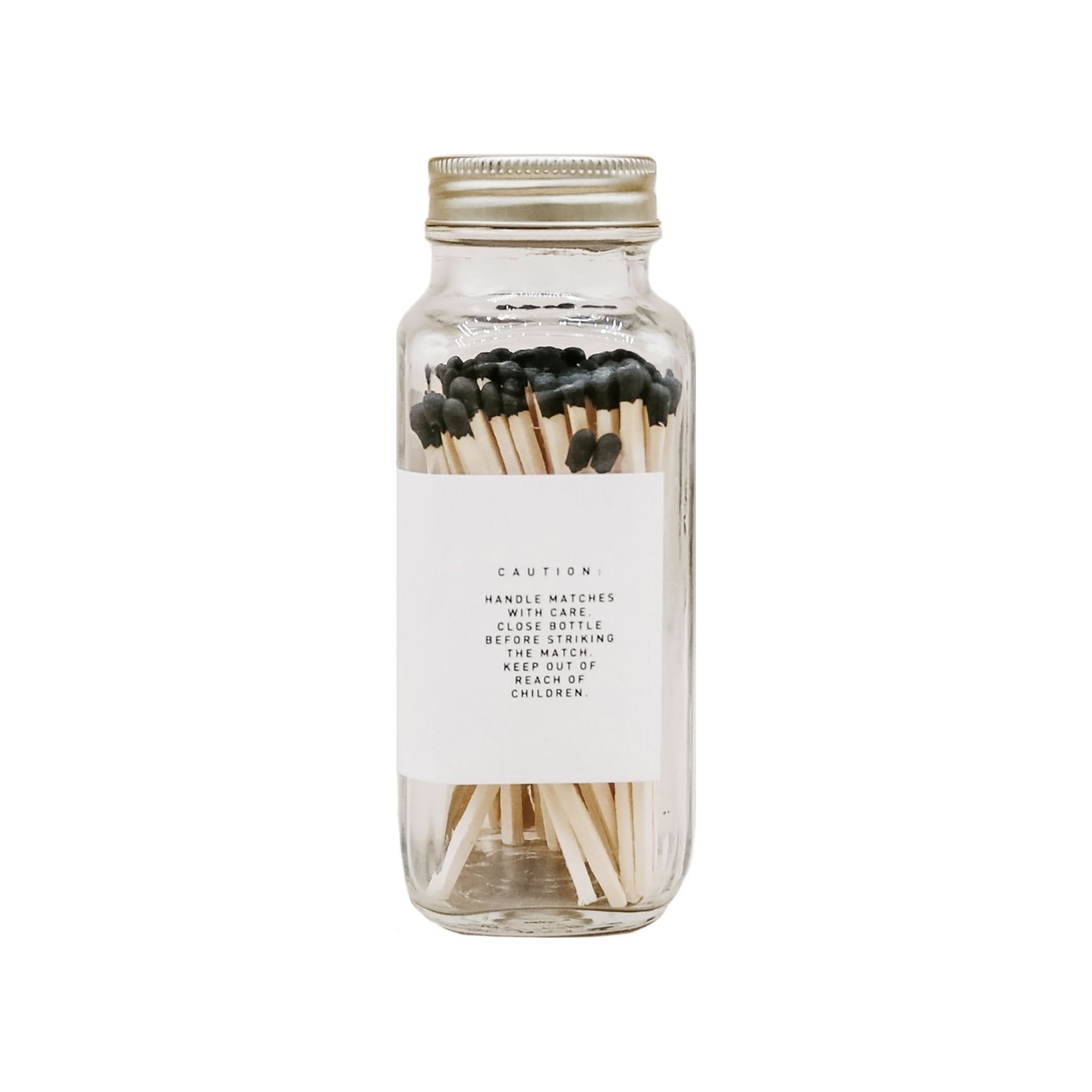 Sweet Water Decor Matches Black Tip Safety Matches - 60 Count, 3.75"