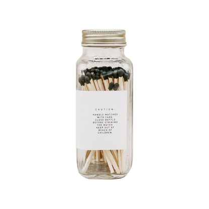 Black Tip Safety Matches - 60 Count, 3.75&quot;