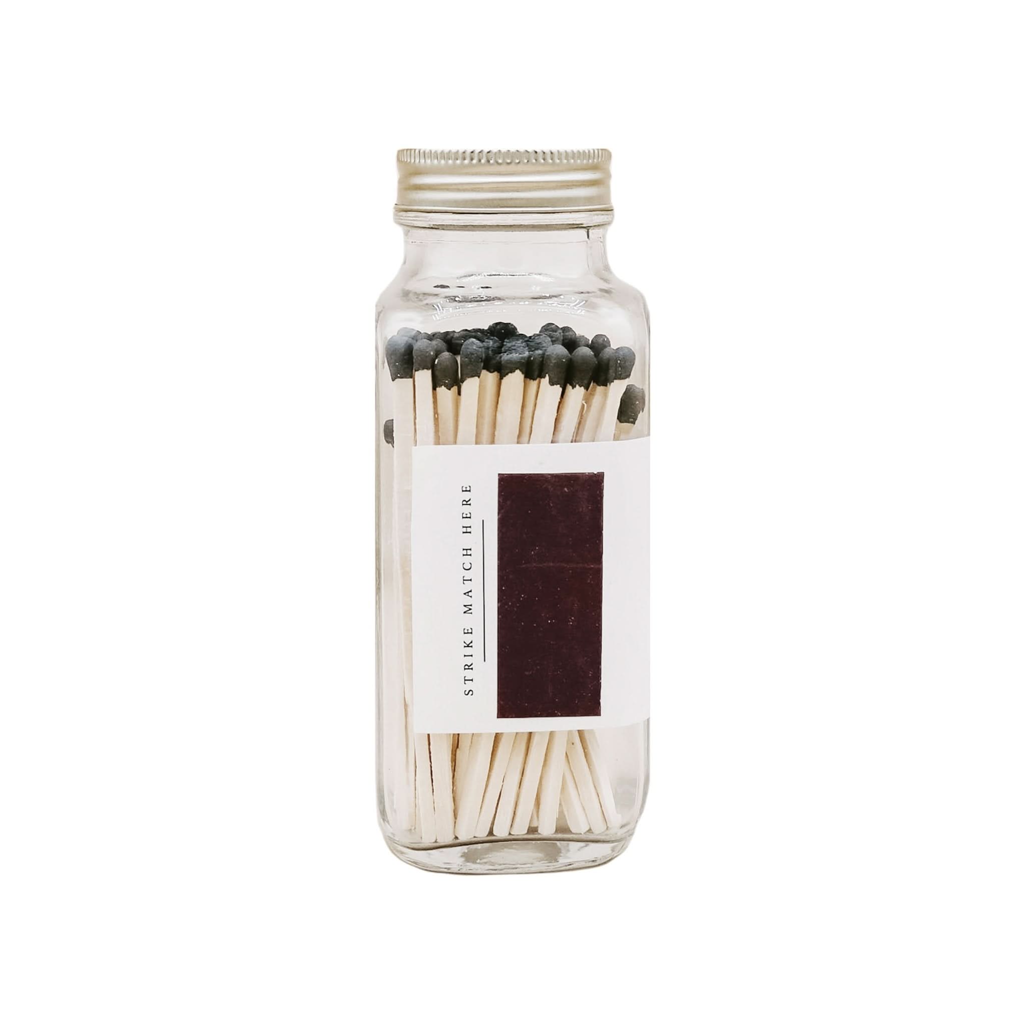 Sweet Water Decor Matches Black Tip Safety Matches - 60 Count, 3.75"