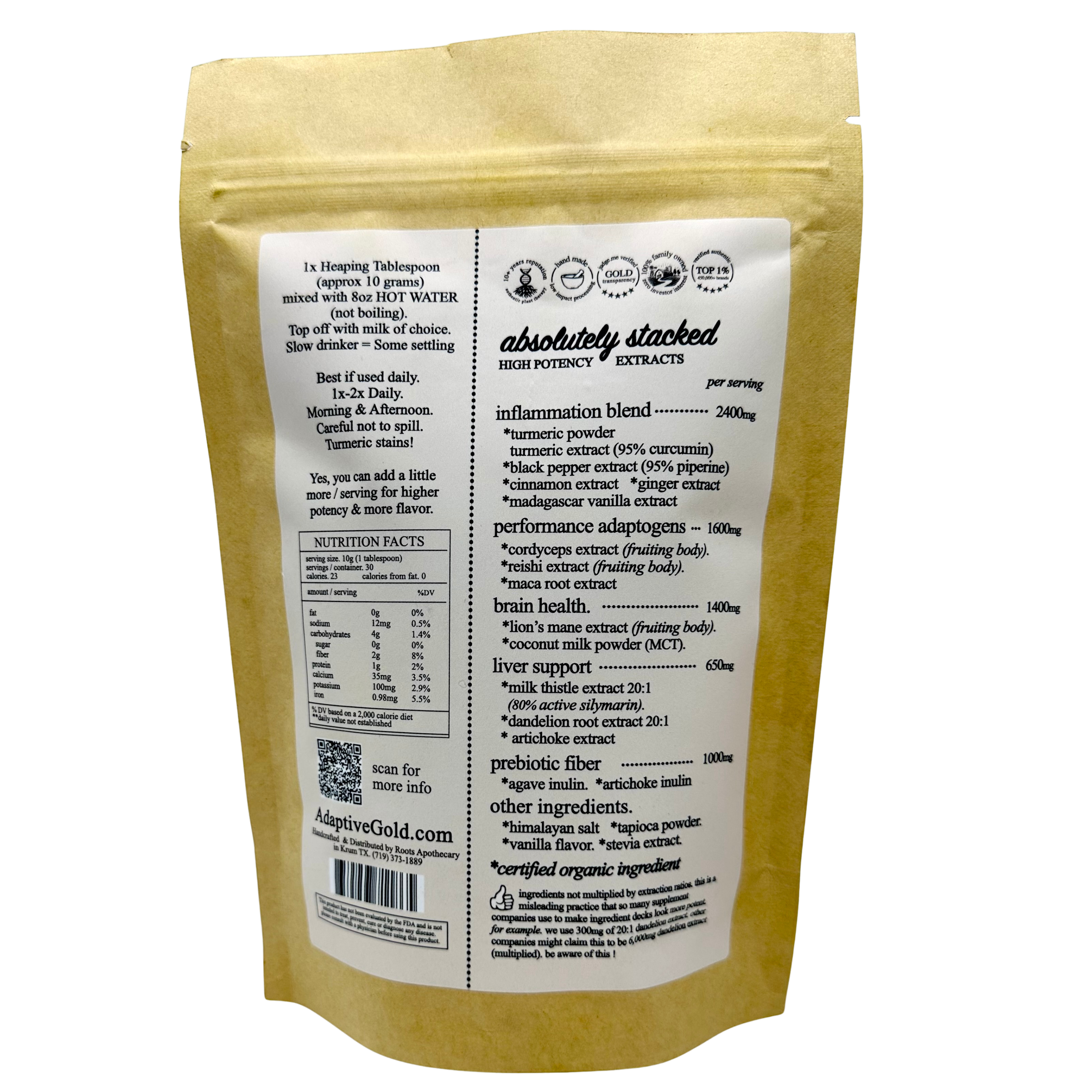 Adaptive Superfood Blend Stack