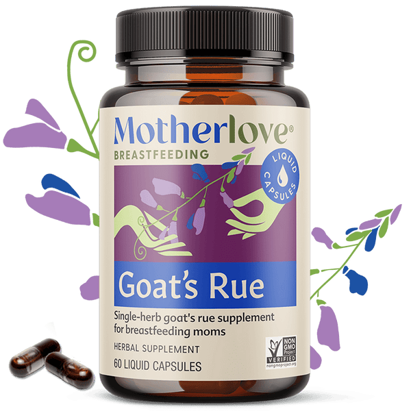 Motherlove Herbal Company Breastfeeding Goat's Rue - Liquid Capsules