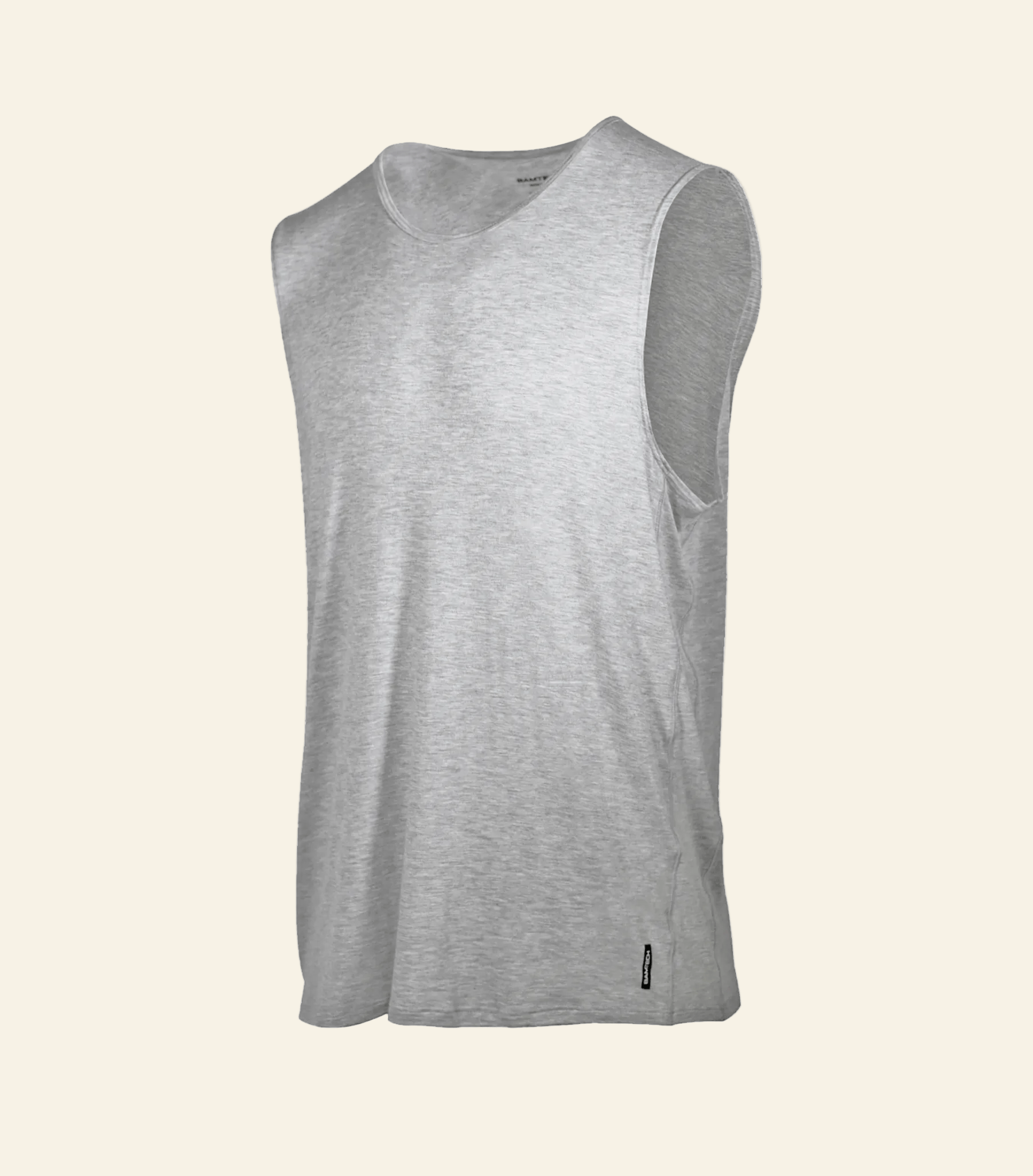 Bamboo Aerotech Tank - Heather Grey