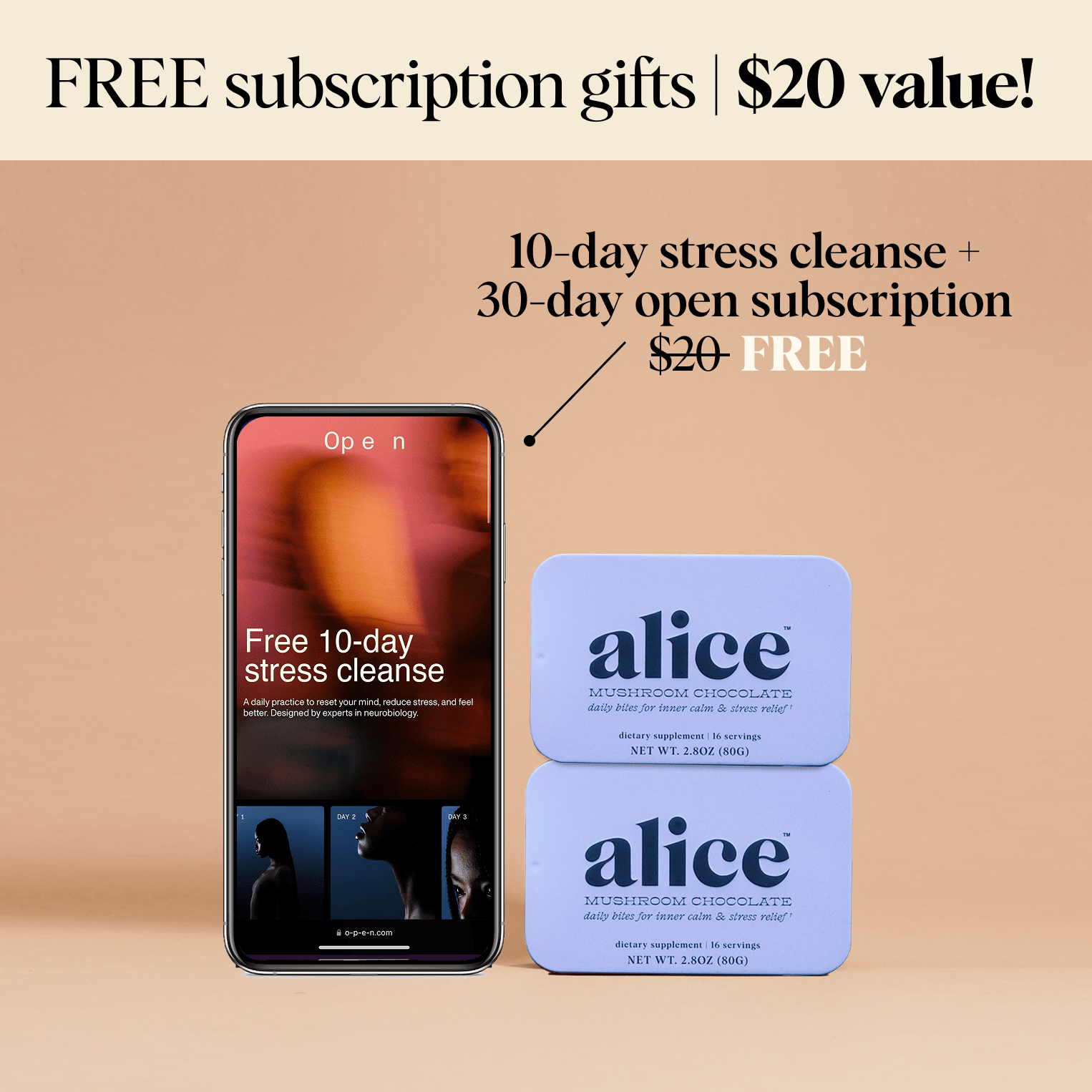 alice mushrooms Vitamins &amp; Supplements Zen-X Functional Mushroom Chocolates