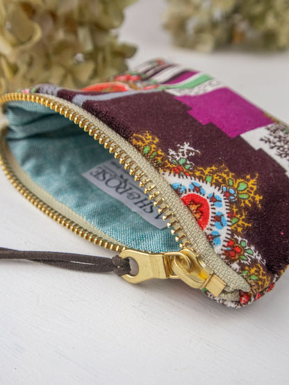Geo Paisley Mini Pouch - My American Goods
