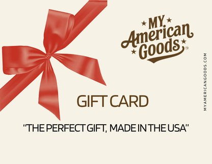 Gift card with red bow and &