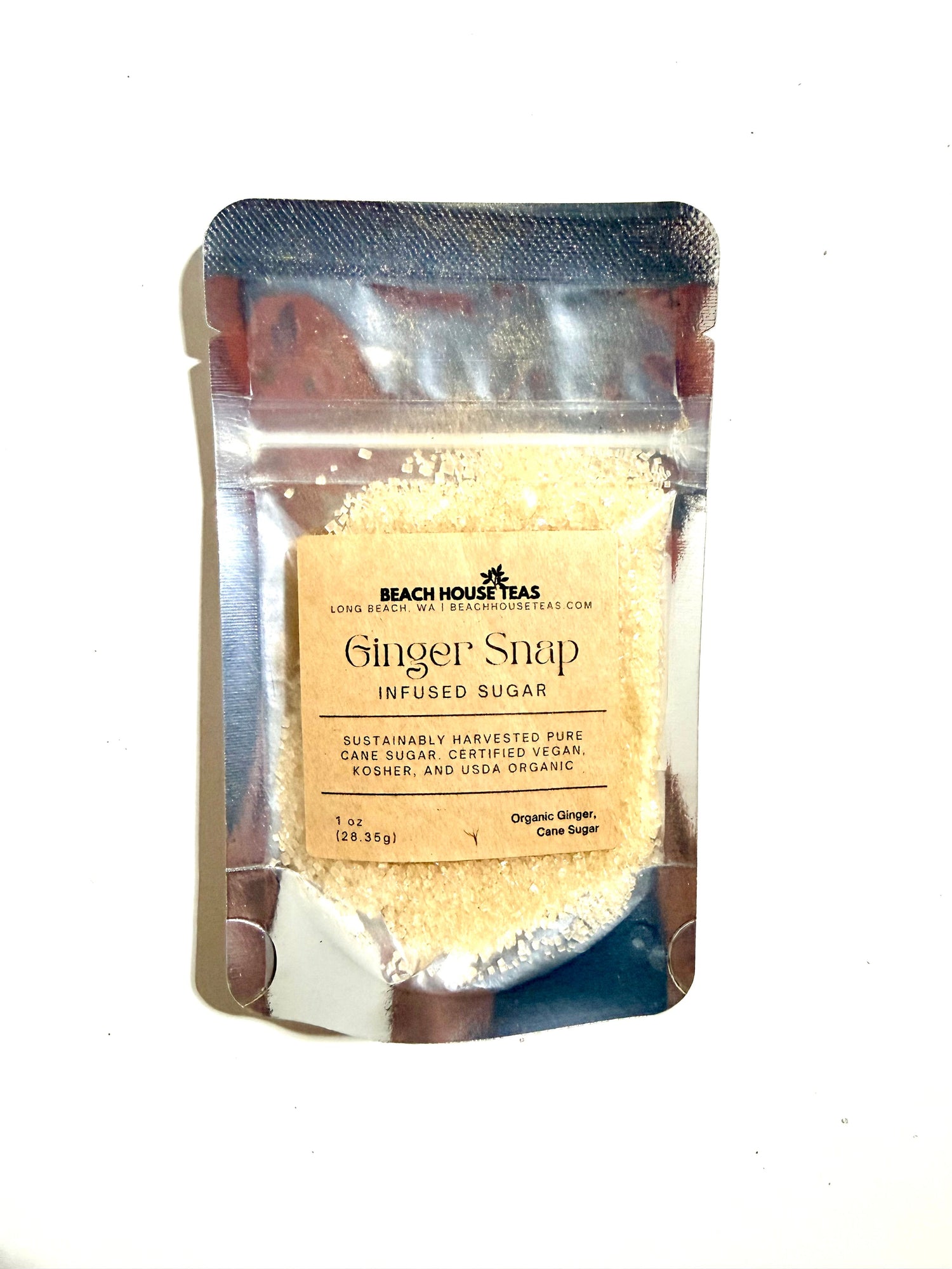 Ginger Snap infused artisan culinary sugar