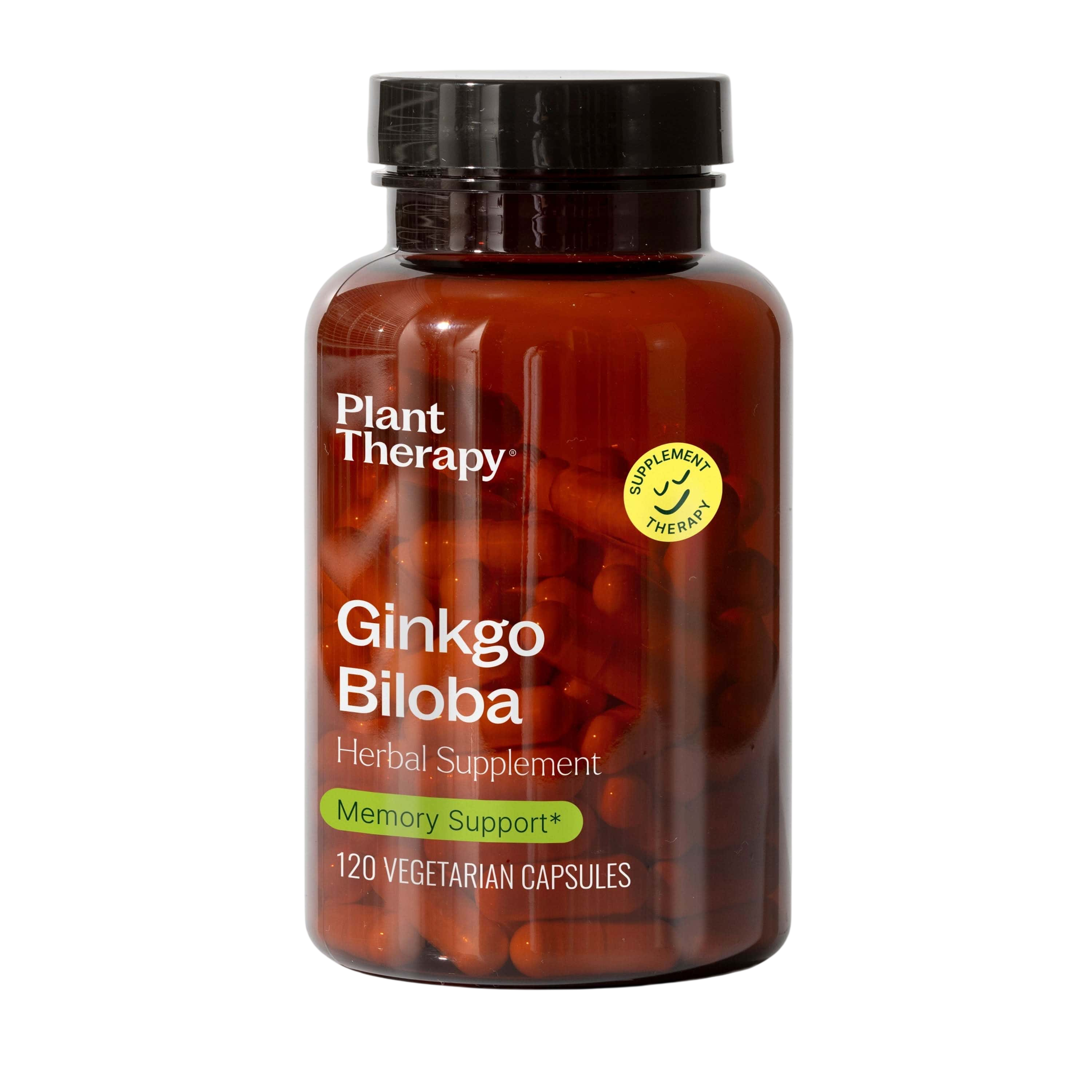 Plant Therapy Supplement 120 ct Ginkgo Biloba Herbal Supplement