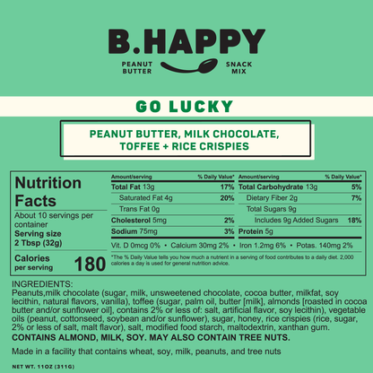 B. Happy Peanut Butter Peanut Butter Go Lucky