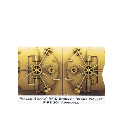 Rogue Industries RFID Sleeve Gold Vault - 1 Sleeve RFID Blocking Credit Card Sleeves - Gold Vault