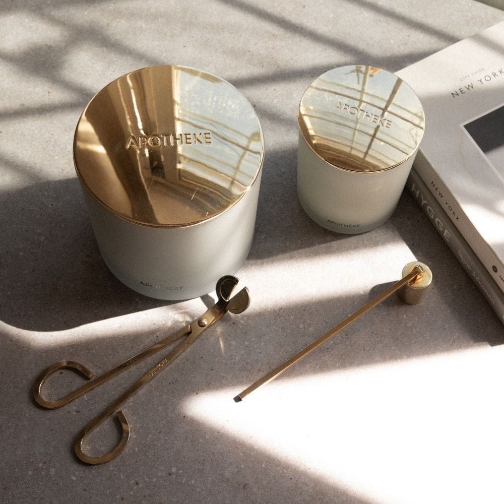 APOTHEKE Wick Snuffers Gold Wick Snuffer