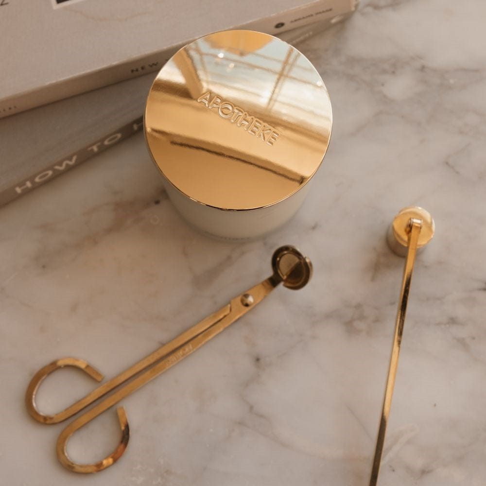 APOTHEKE Classic Candle Lids Gold Classic Candle Lid