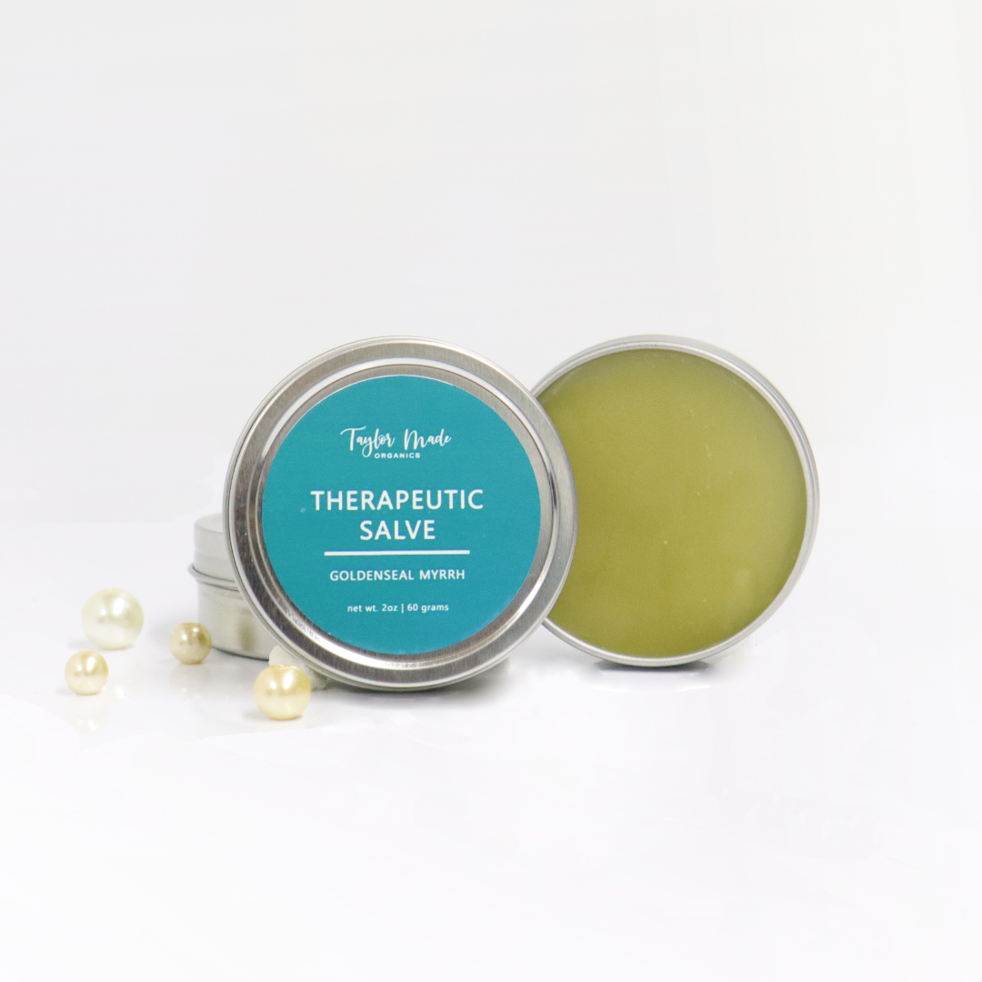 Goldenseal Myrrh Organic Salve | burn + wound - My American Goods