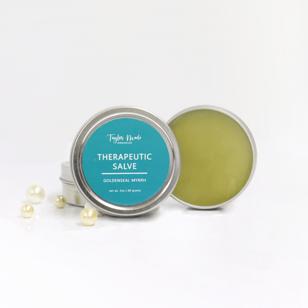 Taylor Made Organics therapeutic salve Goldenseal Myrrh Organic Salve | burn + wound
