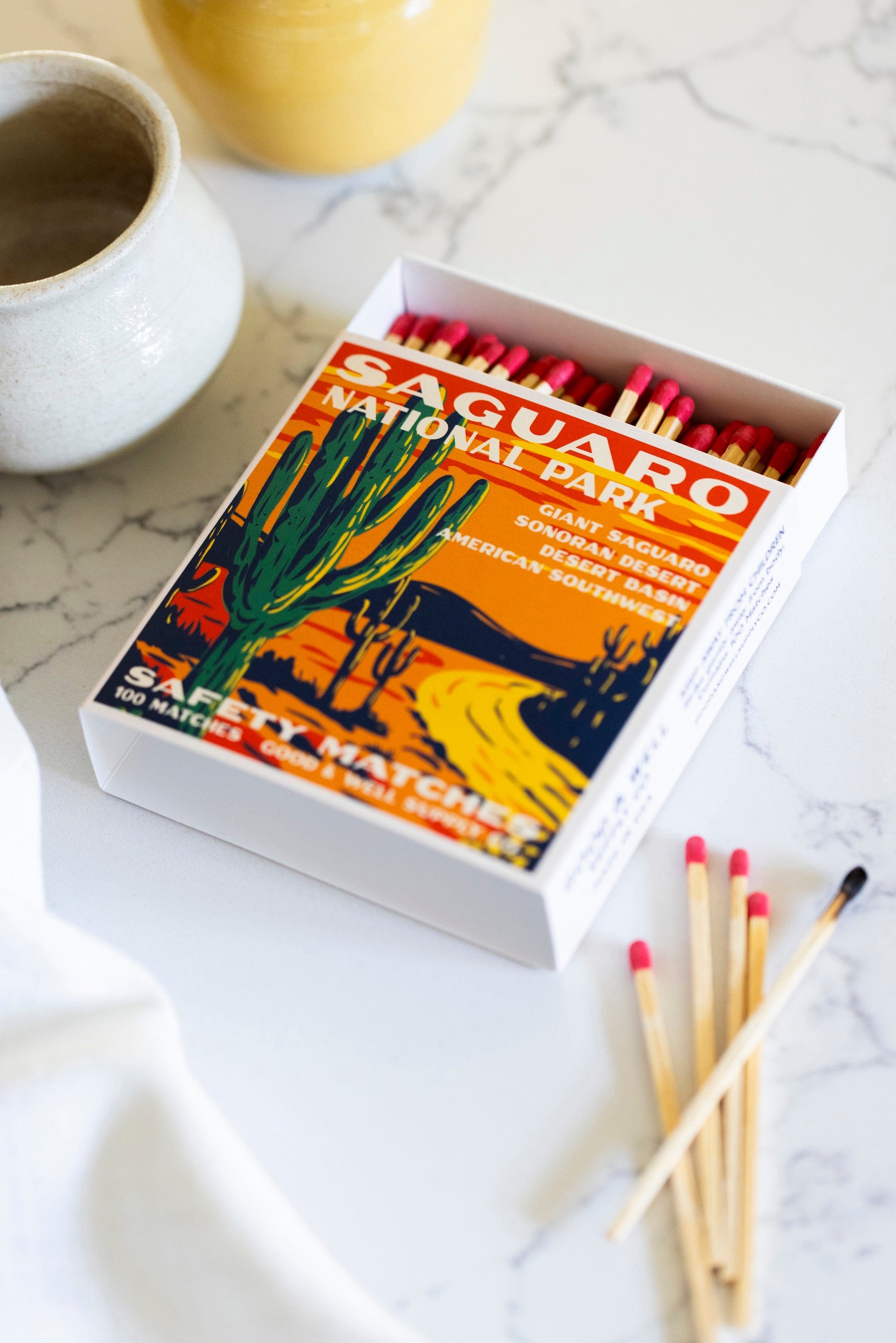 Good &amp; Well Supply Co. Saguaro Vintage National Park Cabin Matches