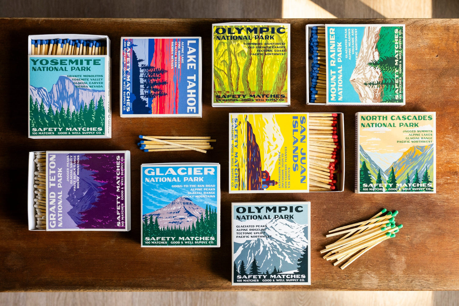 Good &amp; Well Supply Co. Yosemite Vintage National Park Cabin Matches