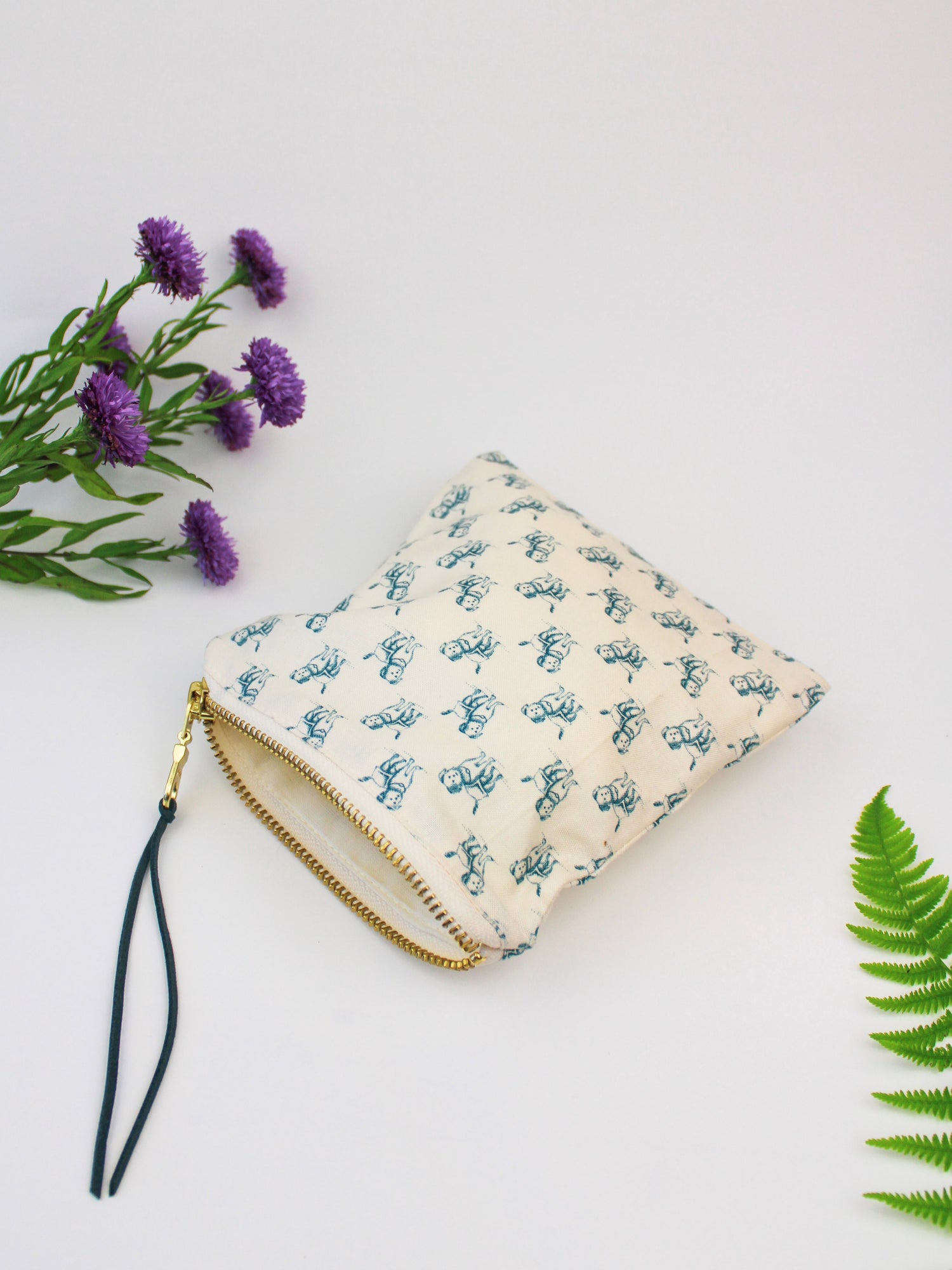 Good Dog Square Zip Pouch