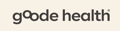 Goode Health logo on a beige background
