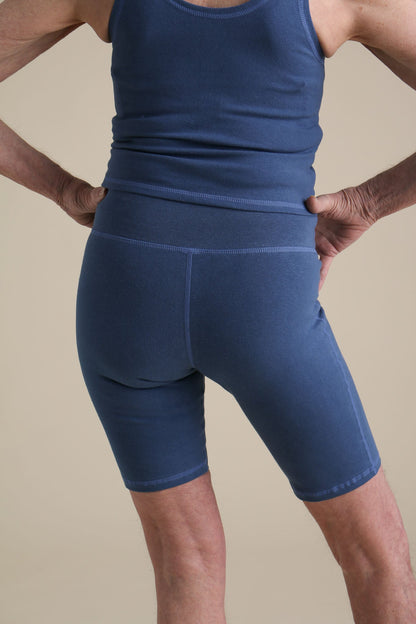 Bike Shorts in Azure