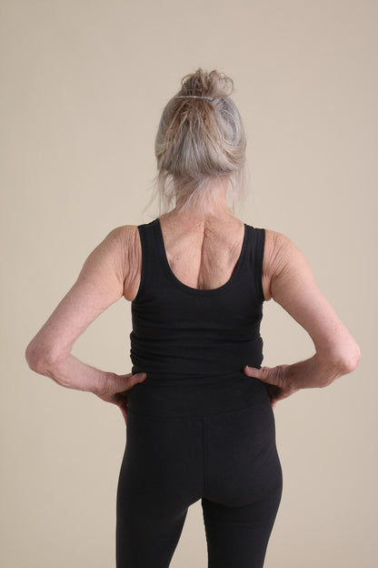 Crop Tank in Black