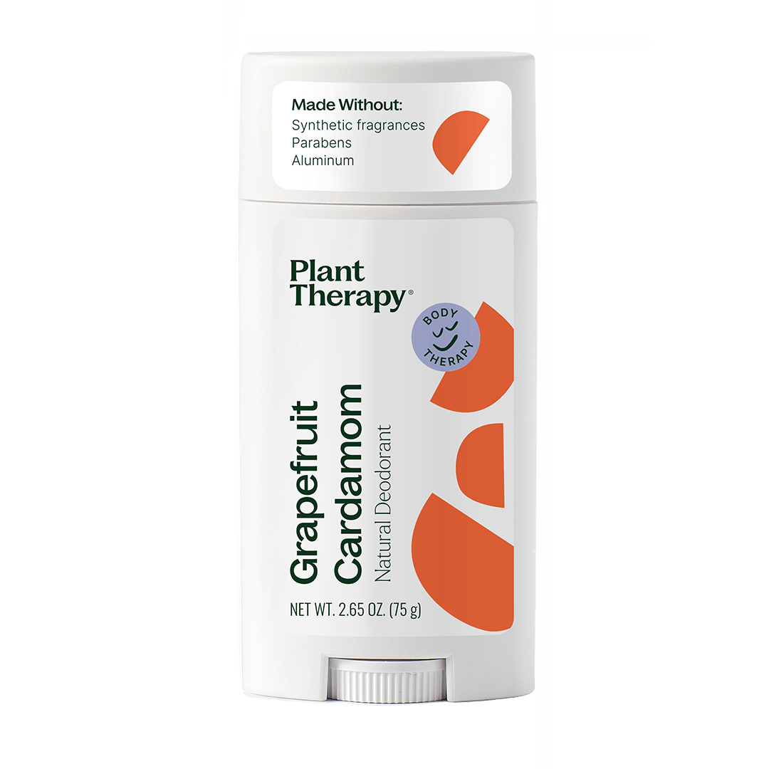Plant Therapy Body Care 2.65 oz Grapefruit Cardamom Natural Deodorant