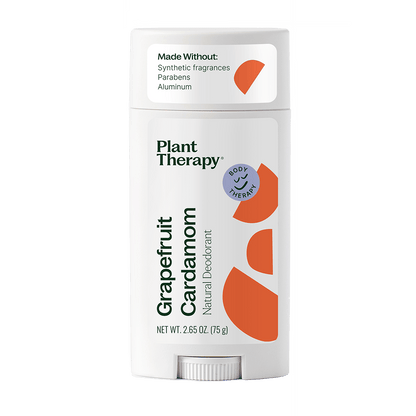 Plant Therapy Body Care 2.65 oz Grapefruit Cardamom Natural Deodorant