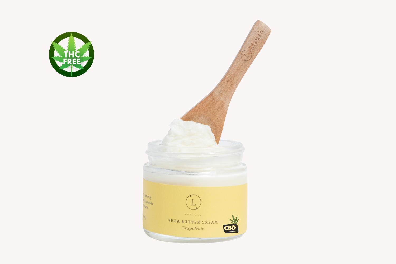 CBD Grapefruit Shea Butter Body Cream with CBD, Shea Body Lotion (THC free) - My American Goods