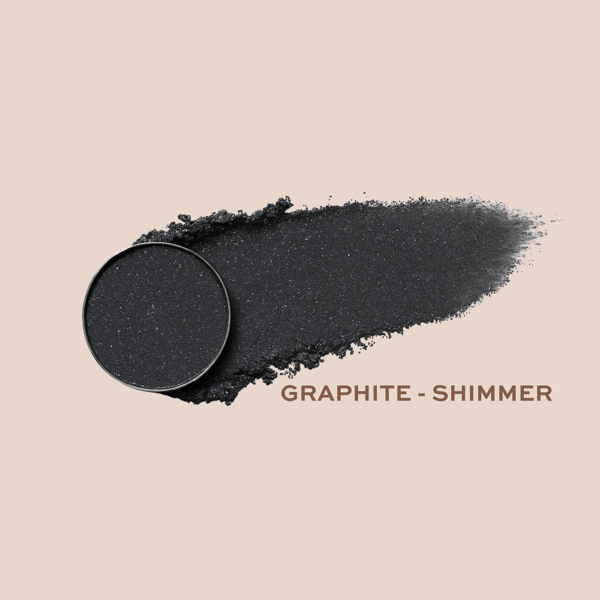 Taylor Made Organics eyeshadow graphite Mineral Eyeshadow Single | talc-free