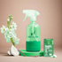 Bathroom Spray Glass Bottle Cleaning Kit with Lavender - My American Goods