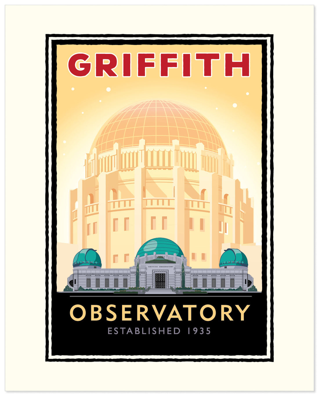 Landmark CA | Griffith Park Observatory Gold - My American Goods