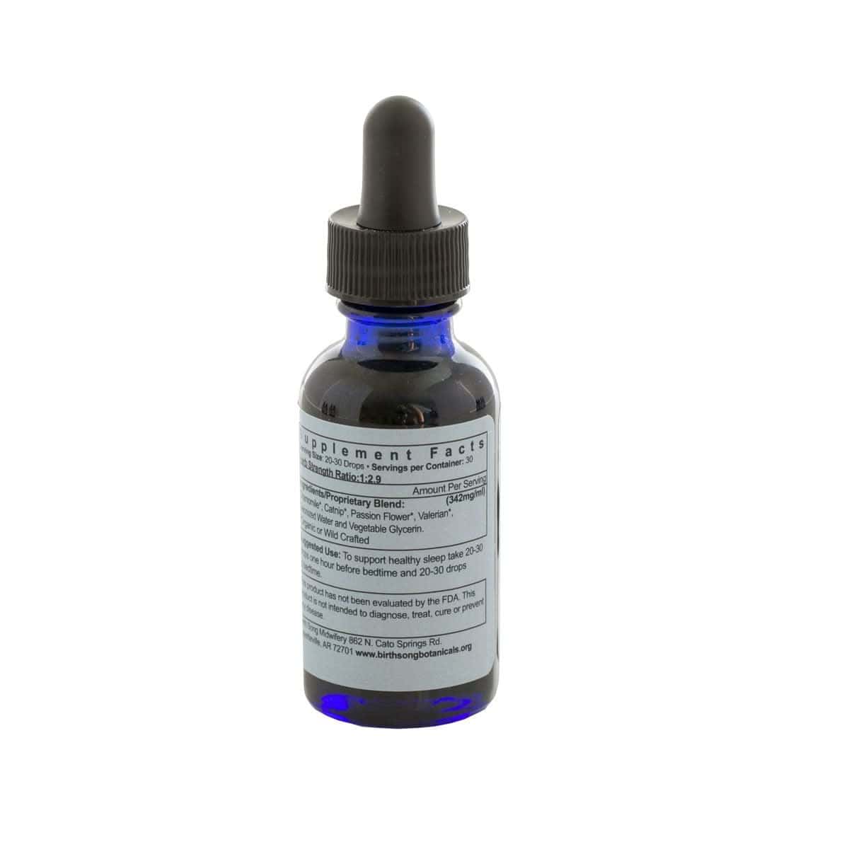 Birth Song Botanicals Co. Tinctures Good Night Herbal Tincture – Valerian &amp; Passionflower (1 oz)
