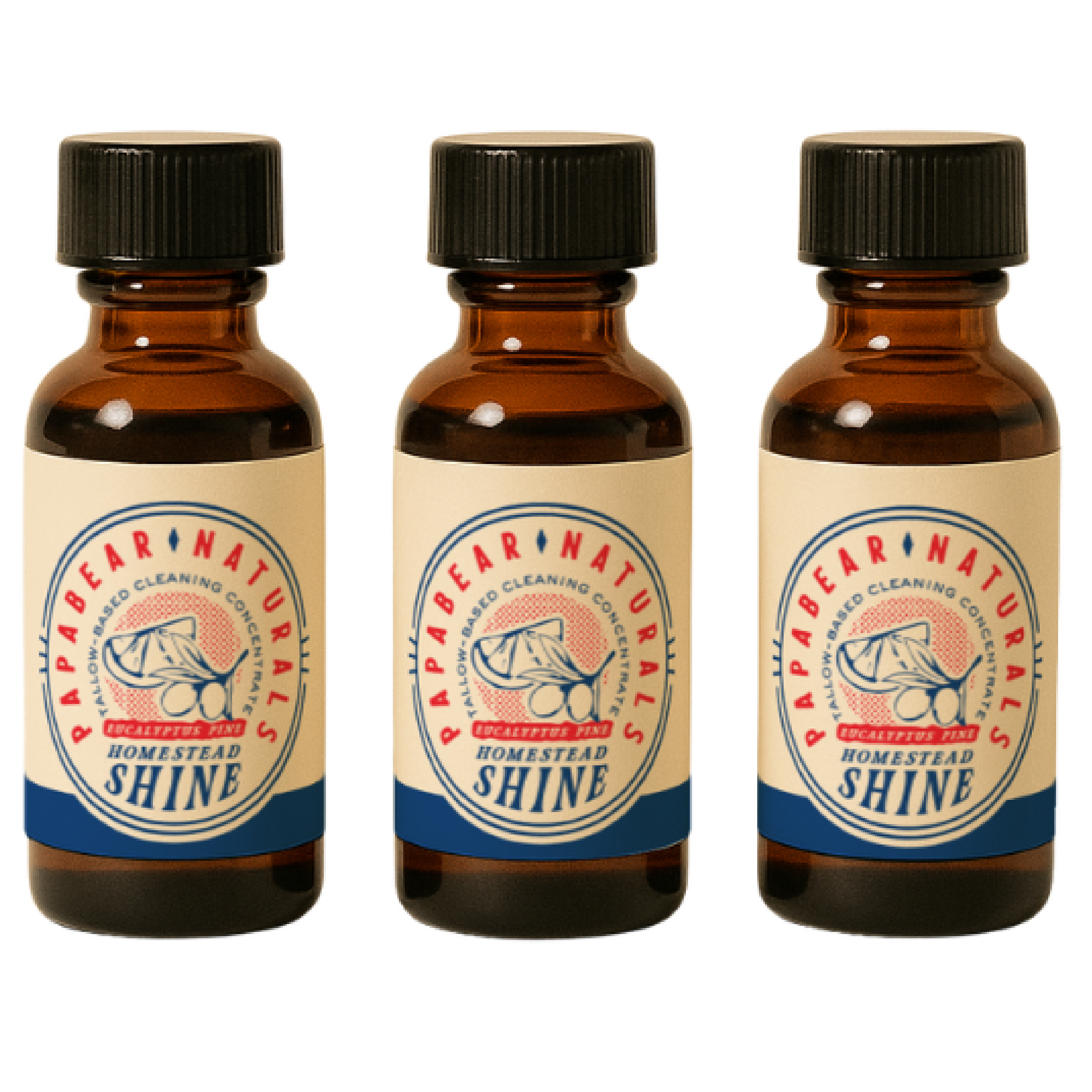 Homestead Shine Cleaning Concentrate - 1 oz (3 Pack)