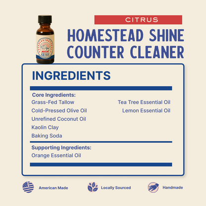 Homestead Shine Cleaning Concentrate - 1 oz (3 Pack)