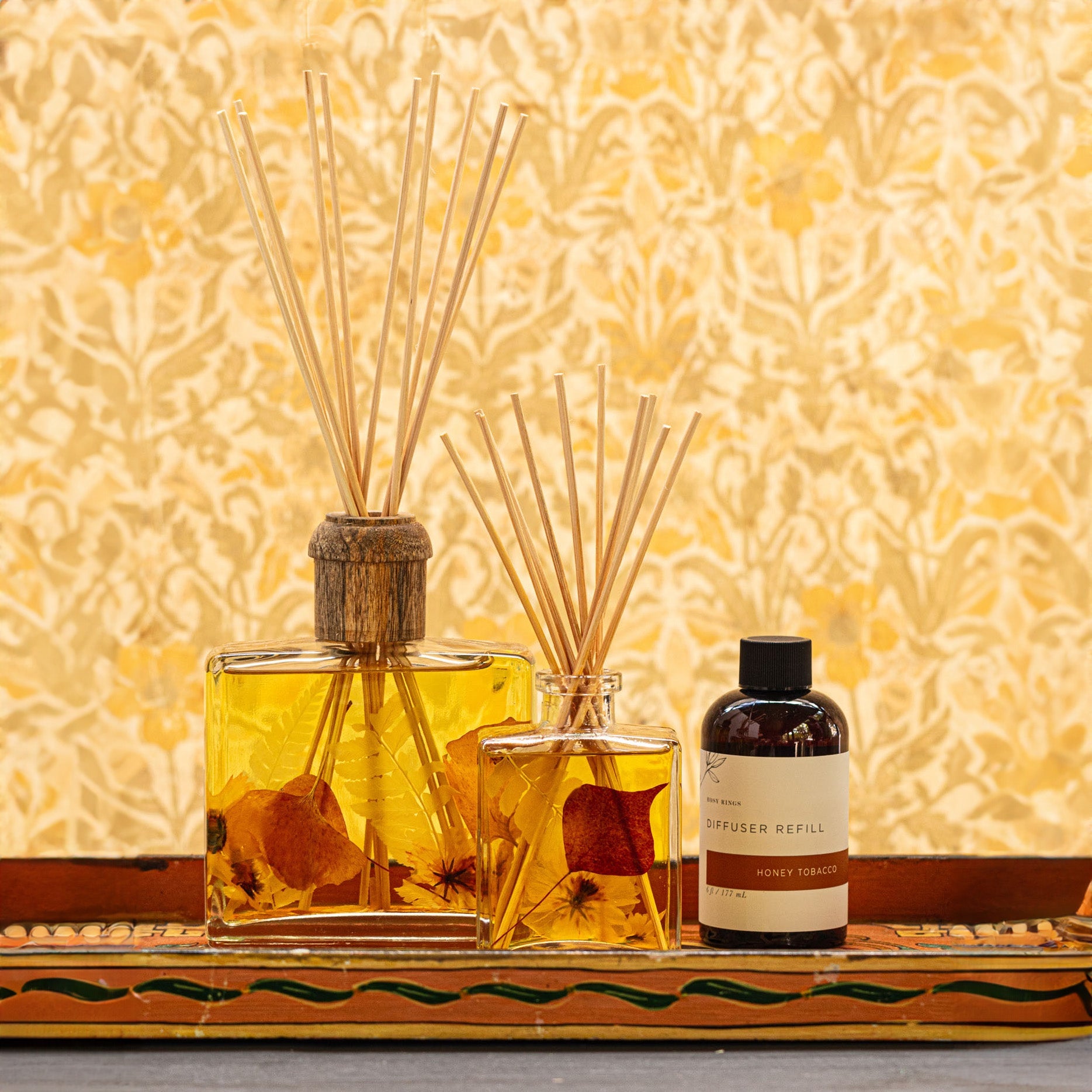 Signature Botanical Reed Diffuser - Honey Tobacco