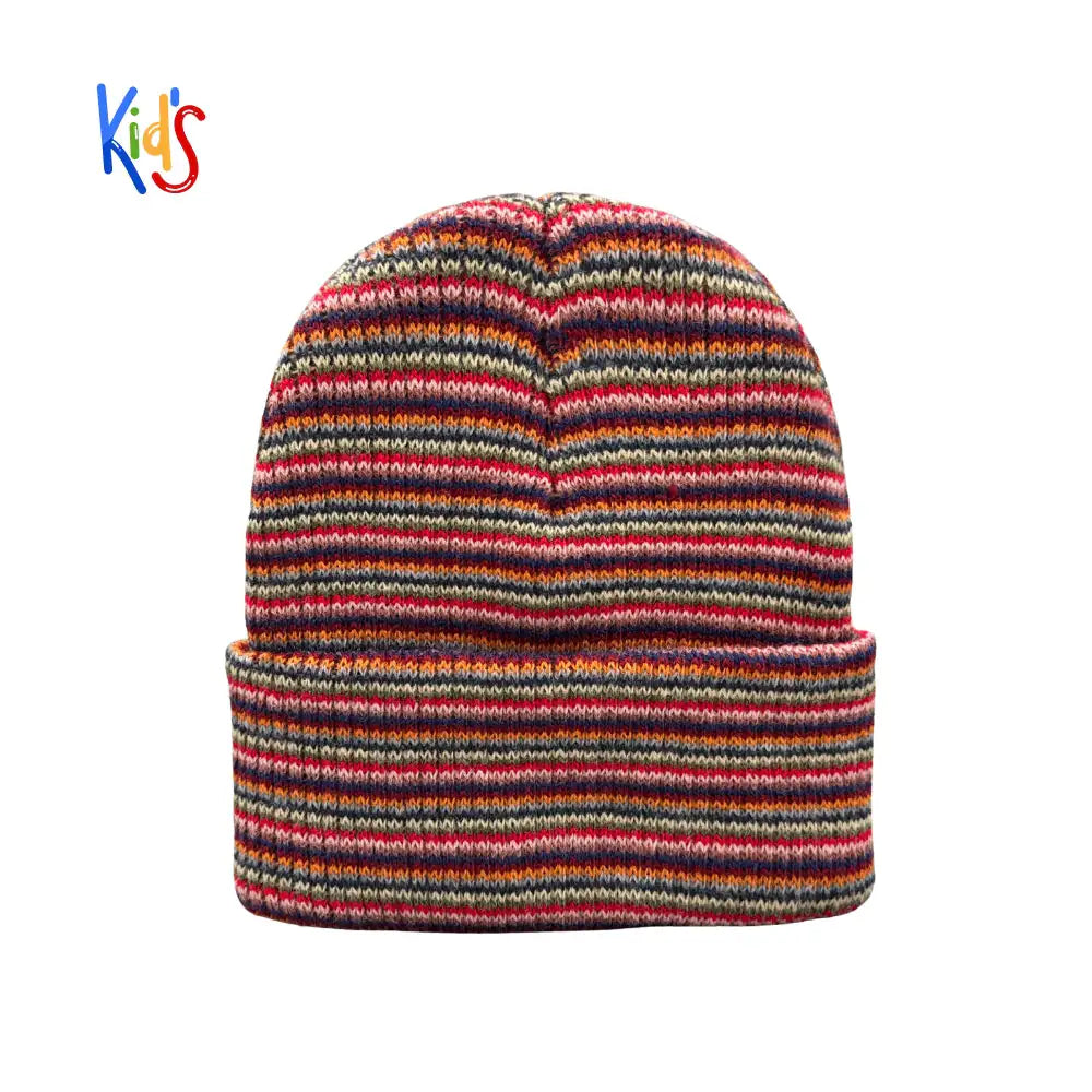 Classic Cuffed Beanie, Kids Knit Beanie, No Logo