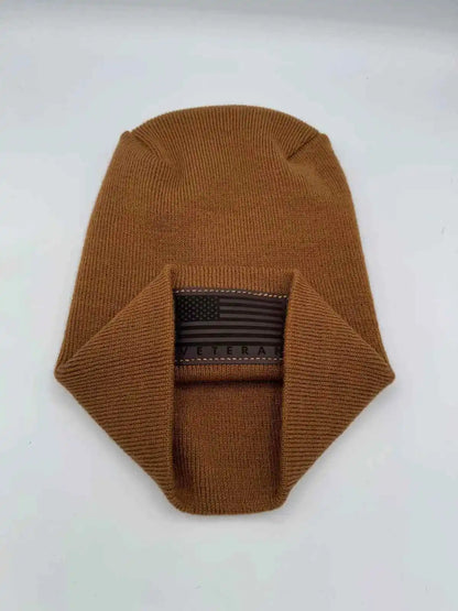 H Stitch Cuffed Beanie, Veterans Collection