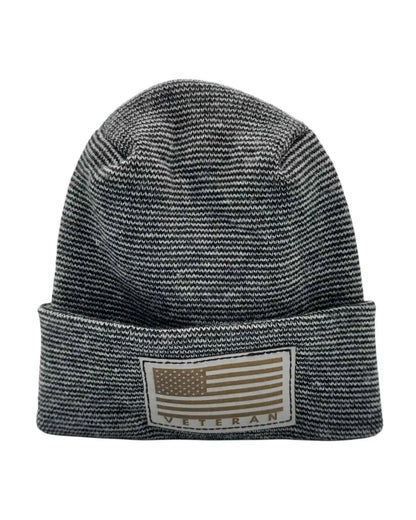 H Stitch Cuffed Beanie, Veterans Collection