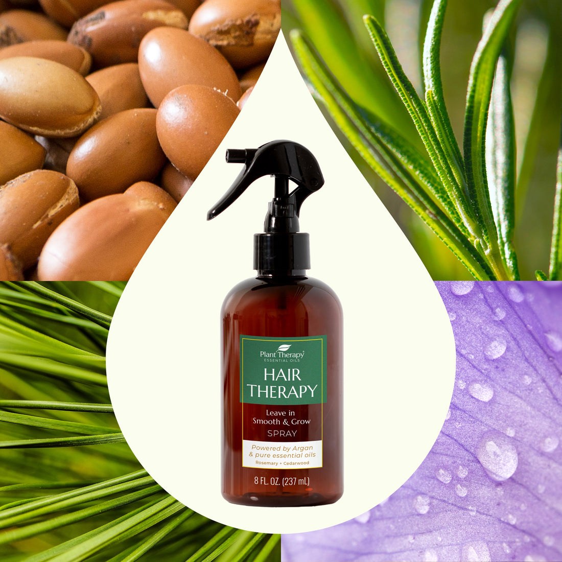 Hair Therapy Leave In Smooth &amp; Grow Spray - My American Goods