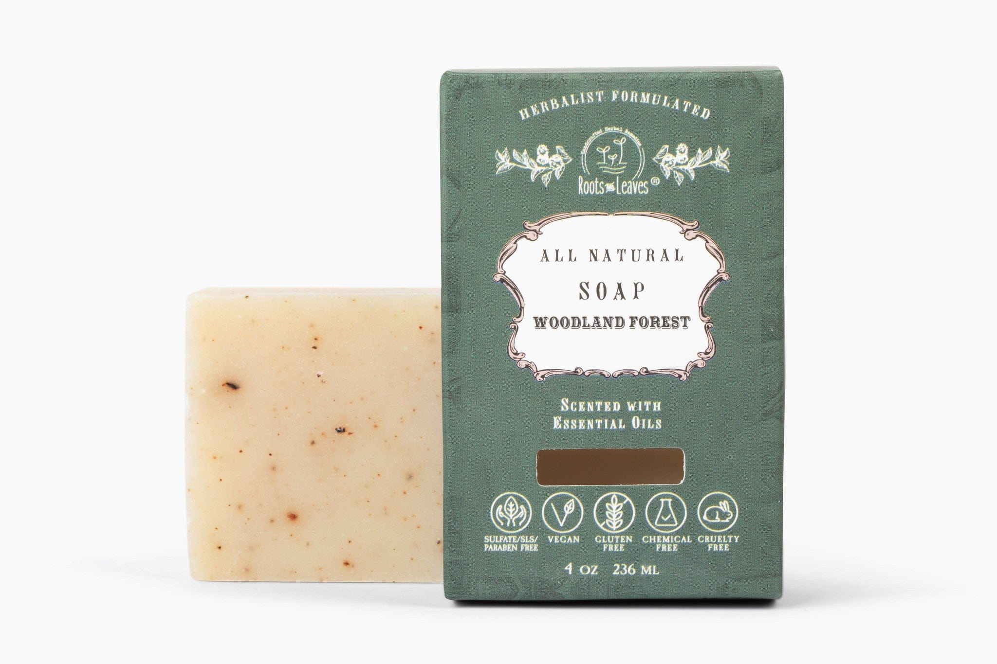 Roots and Leaves, LLC Organic Vegan Woodland Forest Bar Soap