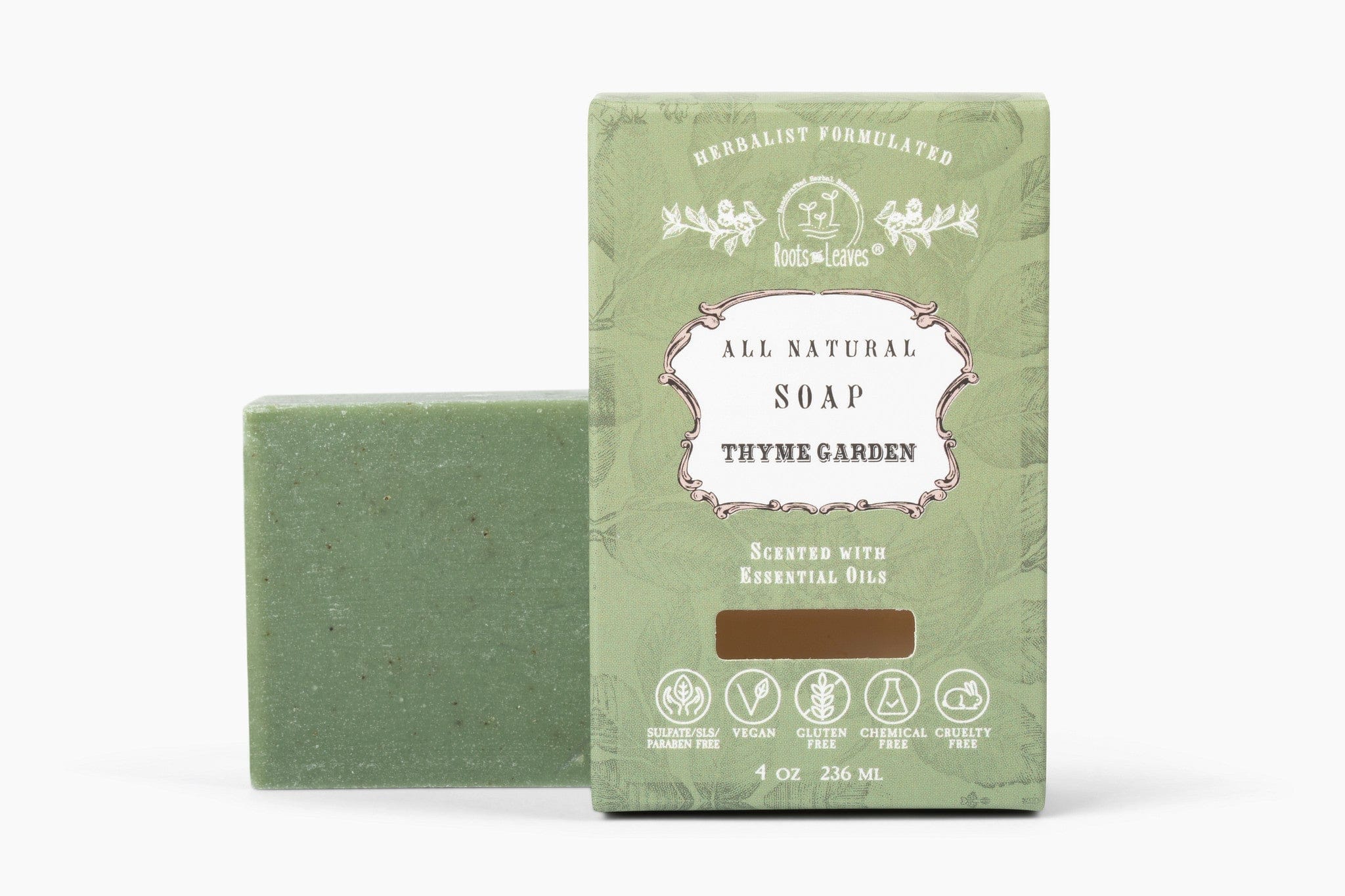 Roots and Leaves, LLC Organic Vegan Thyme Bar Soap