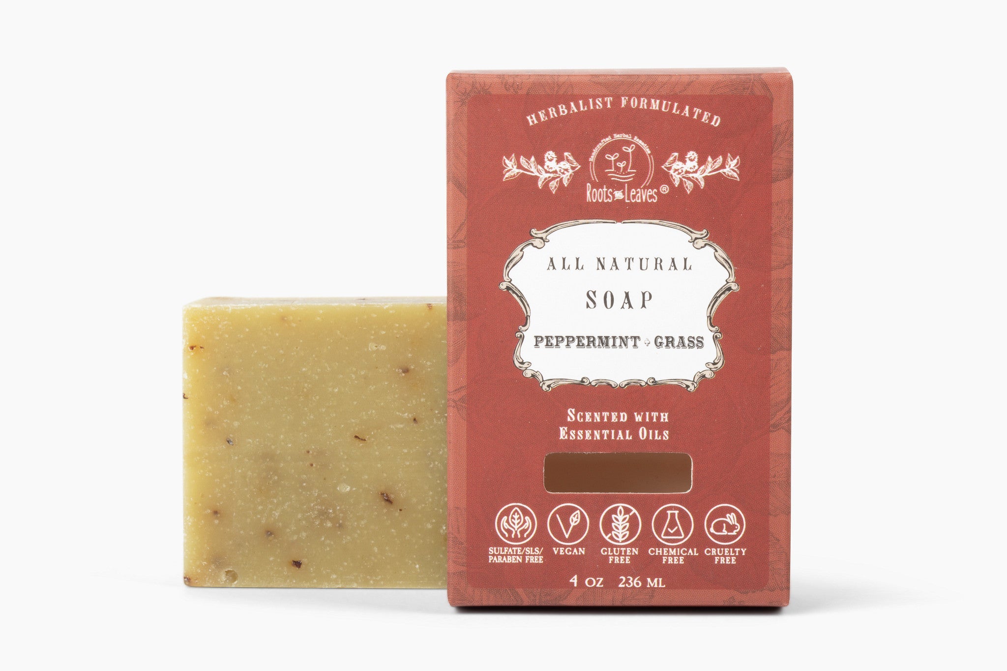 Organic Vegan Peppermint Bar Soap