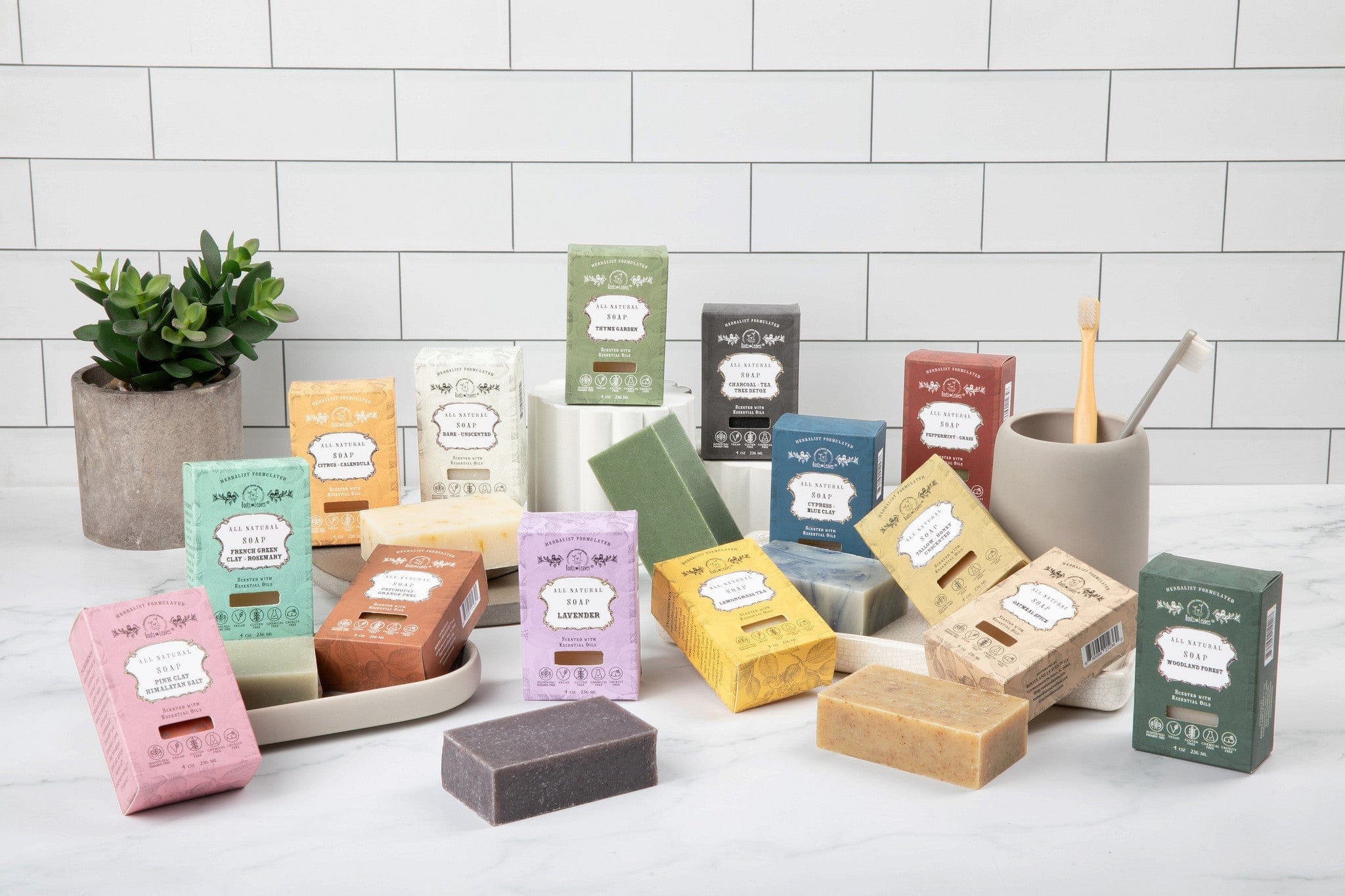 Roots and Leaves, LLC Organic Vegan Thyme Bar Soap