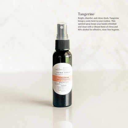 Simply Stated Creations Hand Sanitizers Mini 2 oz Tangerine Hand Spray | Alcohol-Based Sanitizing Mist