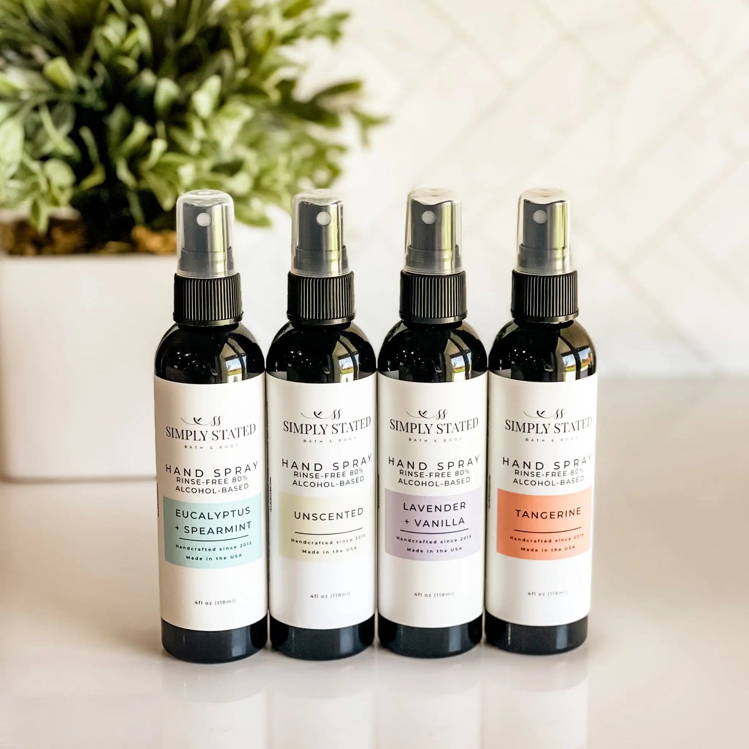 Simply Stated Creations Hand Sanitizers Tangerine Hand Spray | Alcohol-Based Sanitizing Mist