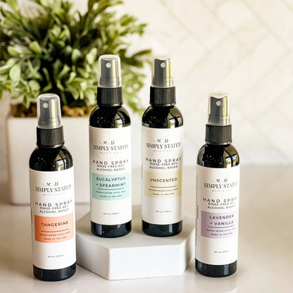 Simply Stated Creations Hand Sanitizers Tangerine Hand Spray | Alcohol-Based Sanitizing Mist