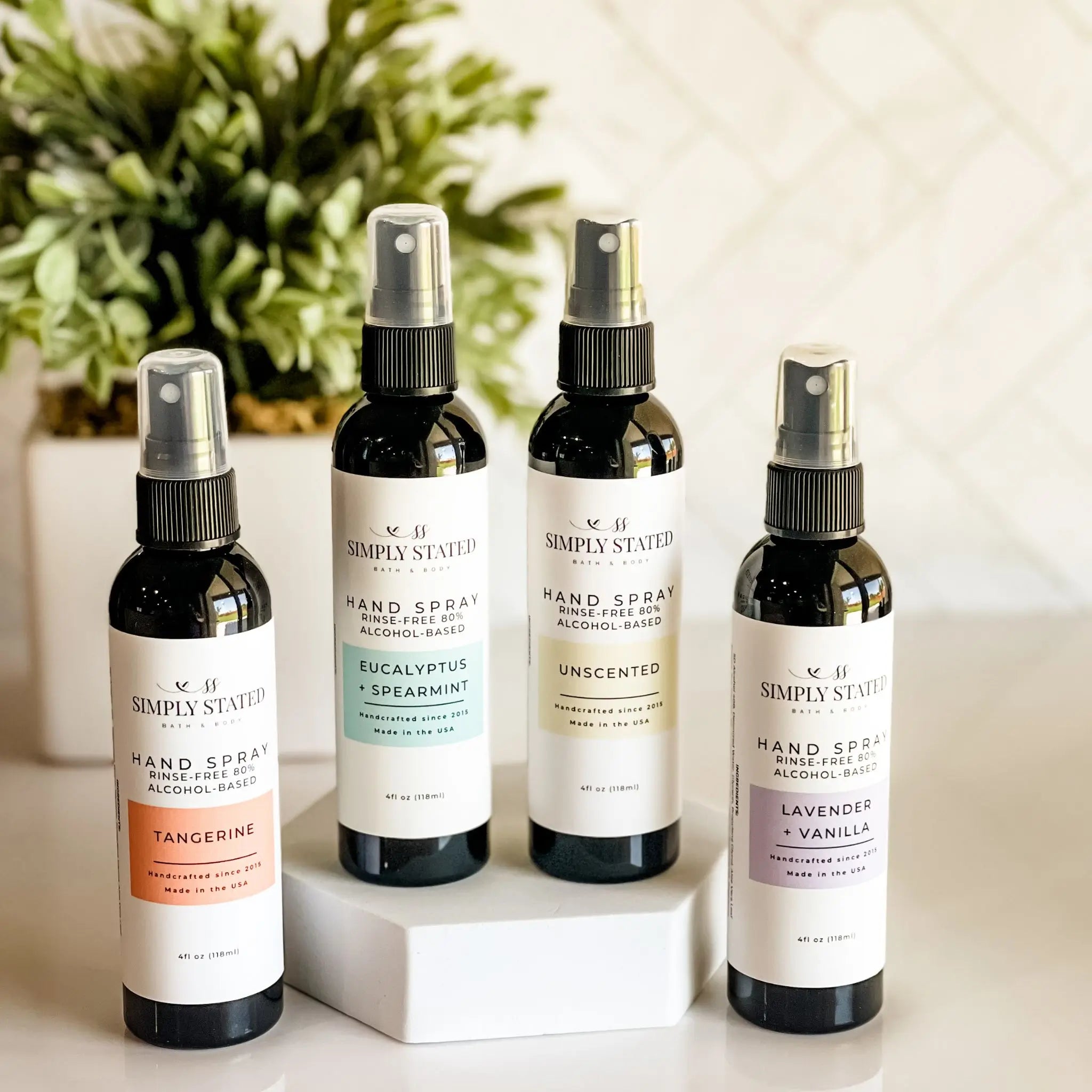 Simply Stated Creations Hand Sanitizers Unscented Hand Spray | Alcohol-Based Sanitizing Mist